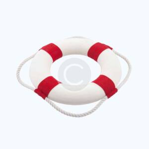 White lifebuoy